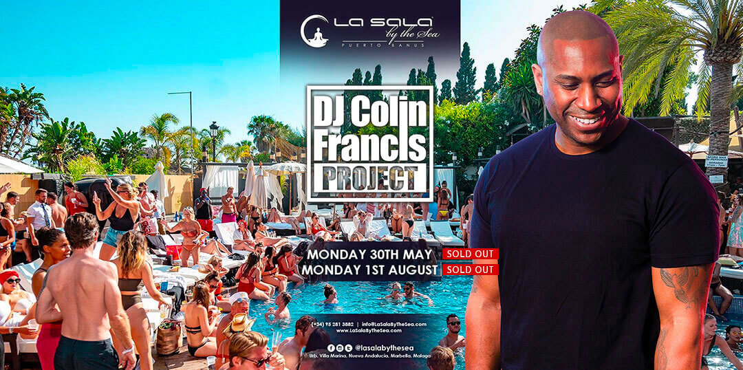 DJ Collin Francis Project pool parties at La Sala by the Sea