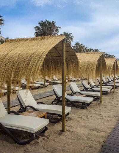 Deluxe Single Beach Beds in Marbella